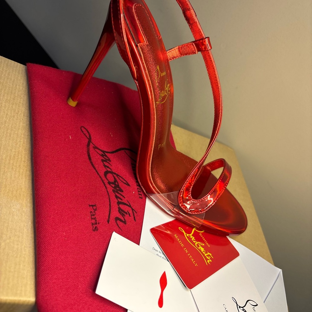 Christian Louboutin Shiny Red Heels